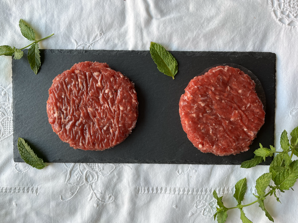 Prepared burgers